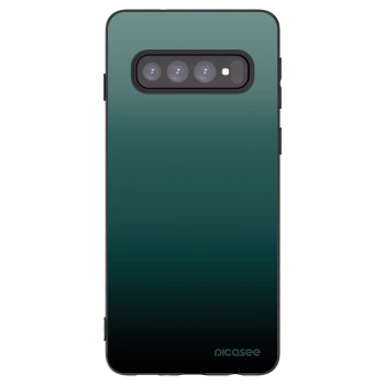 Picasee silikonový černý obal pro Samsung Galaxy S10 G973 - Verdant Fade