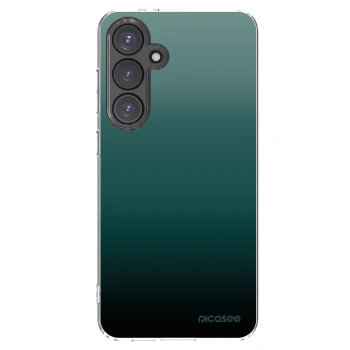 Picasee silikonový průhledný obal pro Samsung Galaxy S24 FE S721B - Verdant Fade