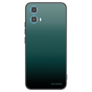 Picasee silikonový černý obal pro Motorola Moto G34 5G - Verdant Fade