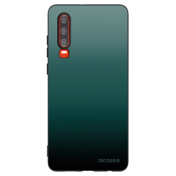 Picasee silikonový černý obal pro Huawei P30 - Verdant Fade