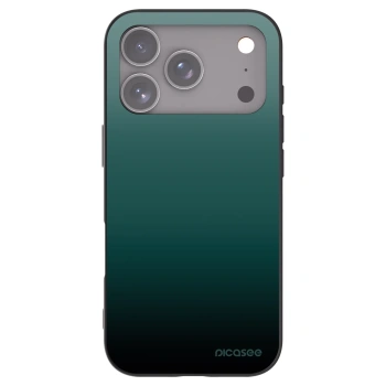 Picasee silikonový černý obal pro Apple iPhone 17 Pro - Verdant Fade