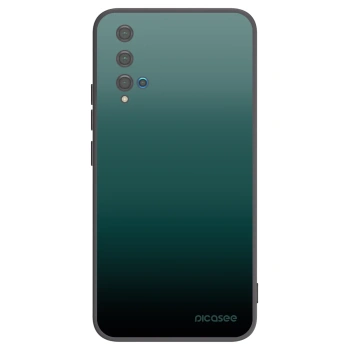 Picasee silikonový černý obal pro Huawei Nova 5T - Verdant Fade