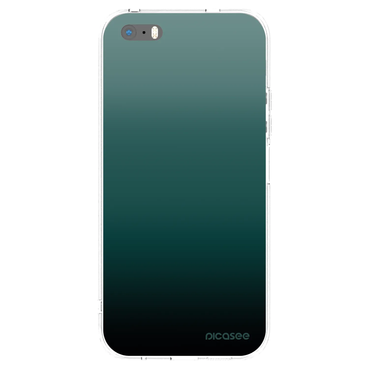 Picasee silikonový průhledný obal pro Apple iPhone 5/5S/SE - Verdant Fade
