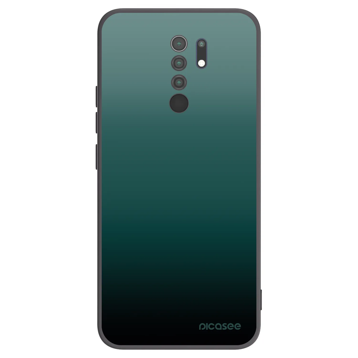 Picasee silikonový černý obal pro Xiaomi Redmi 9 - Verdant Fade