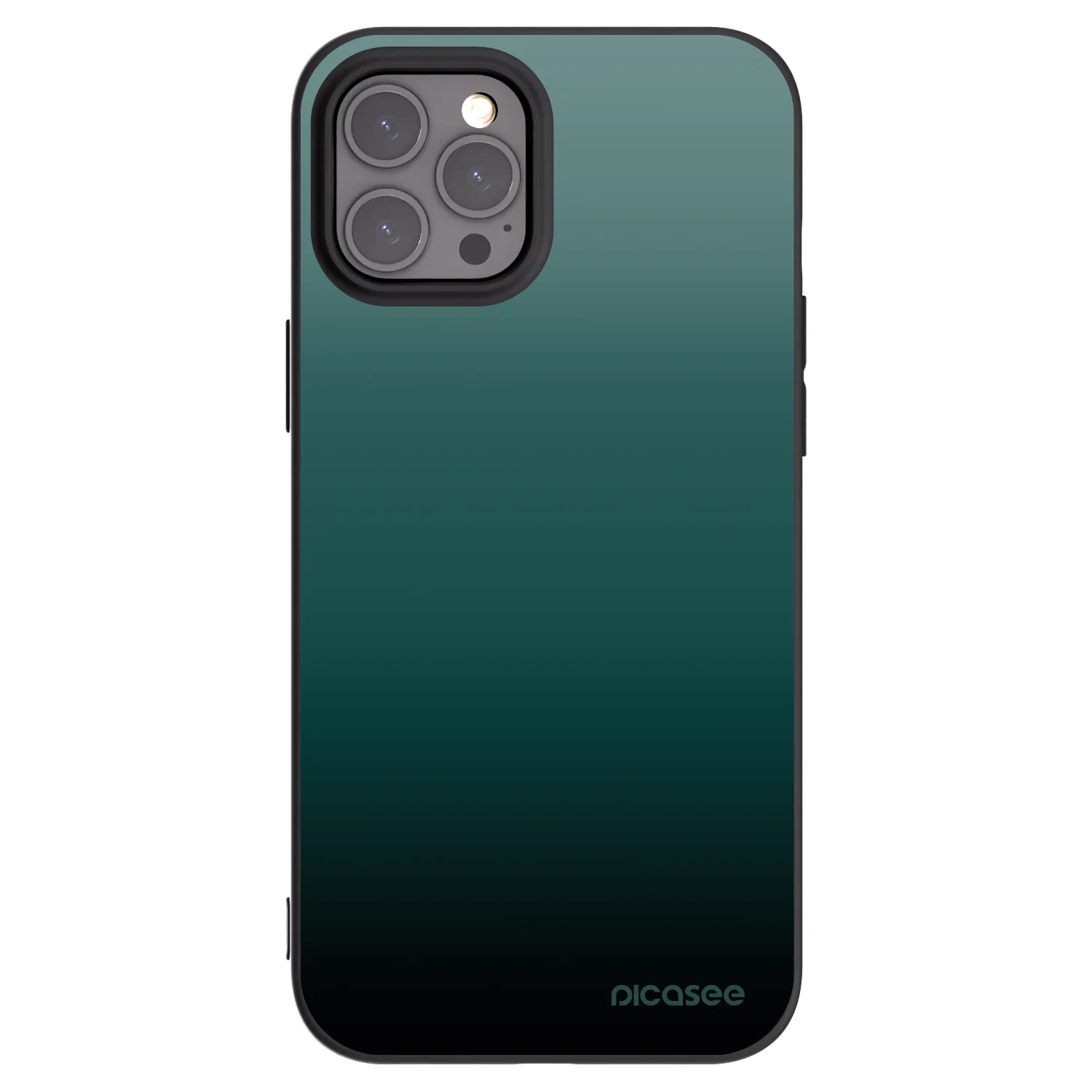 Picasee silikonový černý obal pro Apple iPhone 12 Pro Max - Verdant Fade