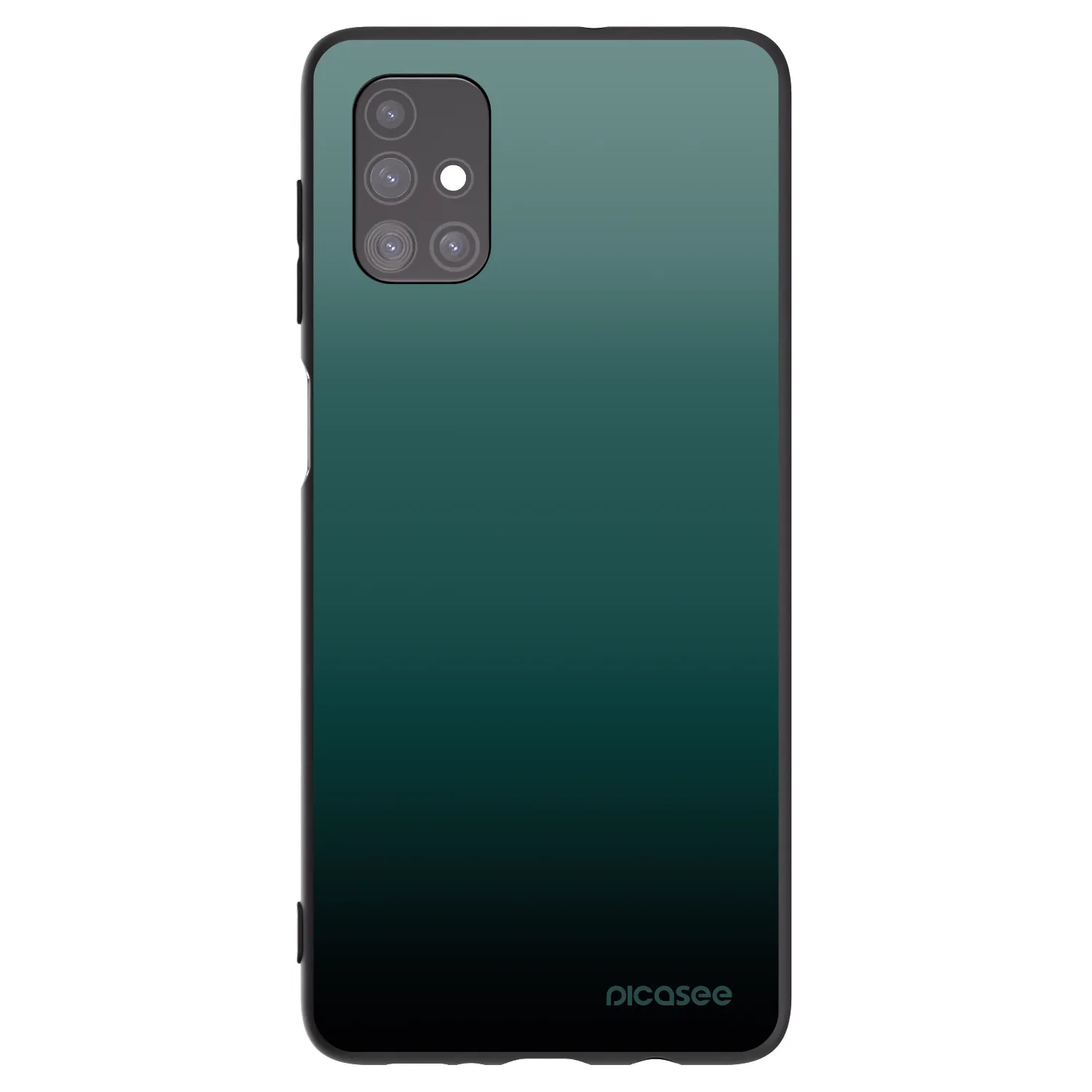 Picasee silikonový černý obal pro Samsung Galaxy M51 M515F - Verdant Fade