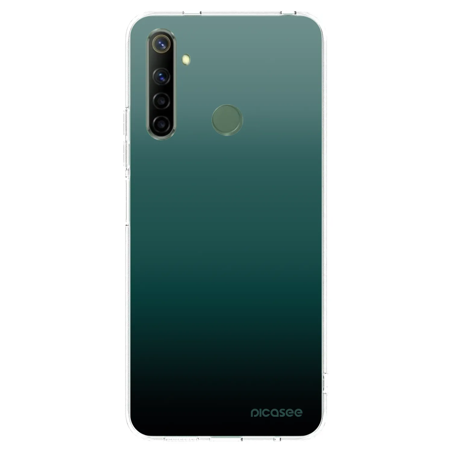 Picasee silikonový průhledný obal pro Realme 6i - Verdant Fade