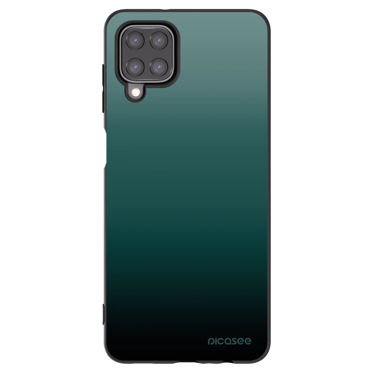 Picasee silikonový černý obal pro Samsung Galaxy A12 A125F - Verdant Fade