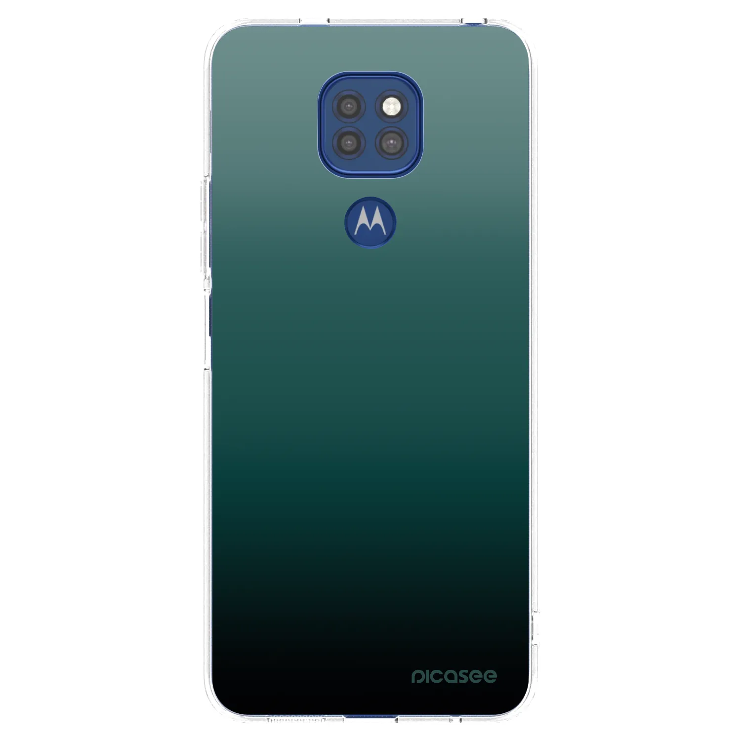 Picasee silikonový průhledný obal pro Motorola Moto G9 Play - Verdant Fade