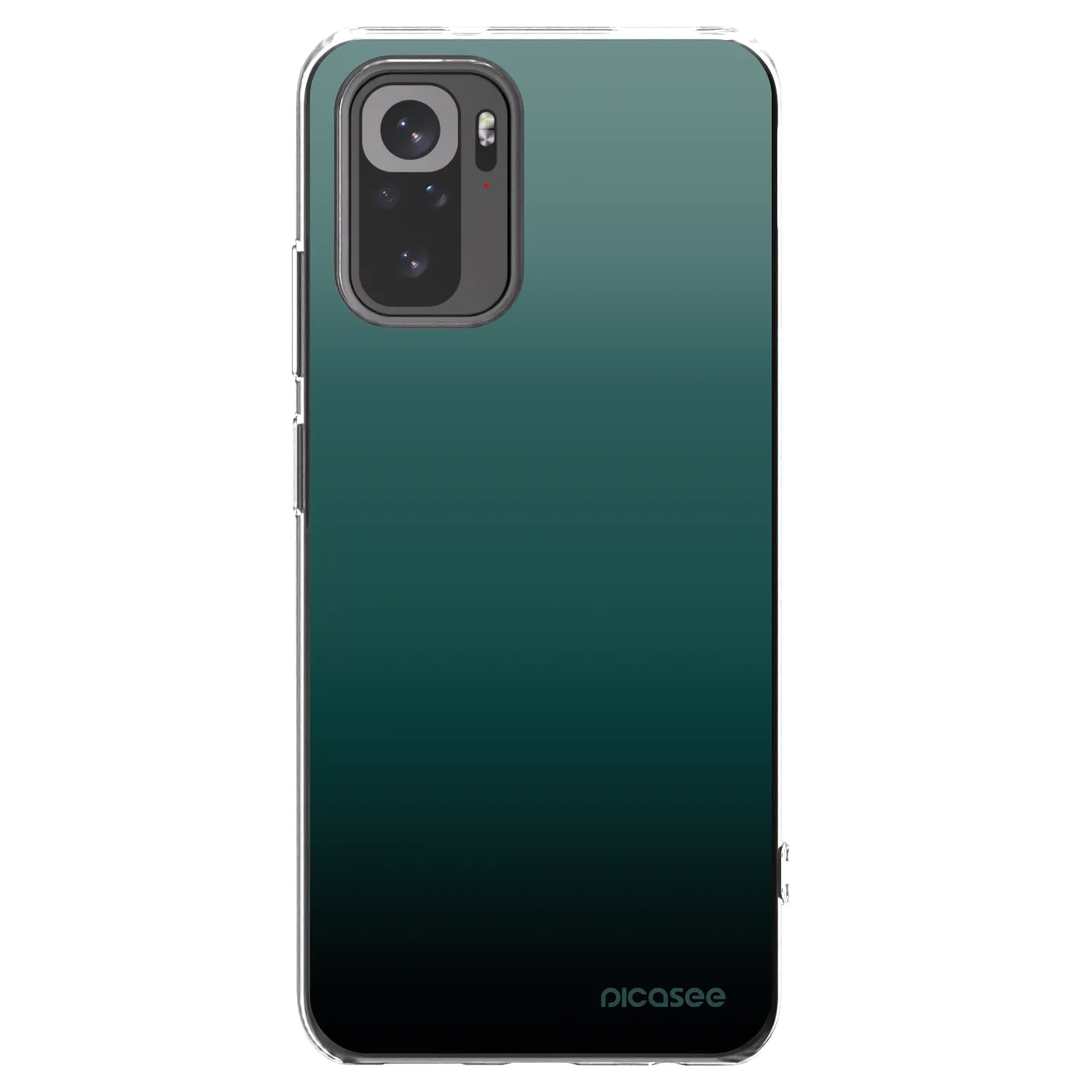Picasee silikonový průhledný obal pro Xiaomi Redmi Note 10 - Verdant Fade