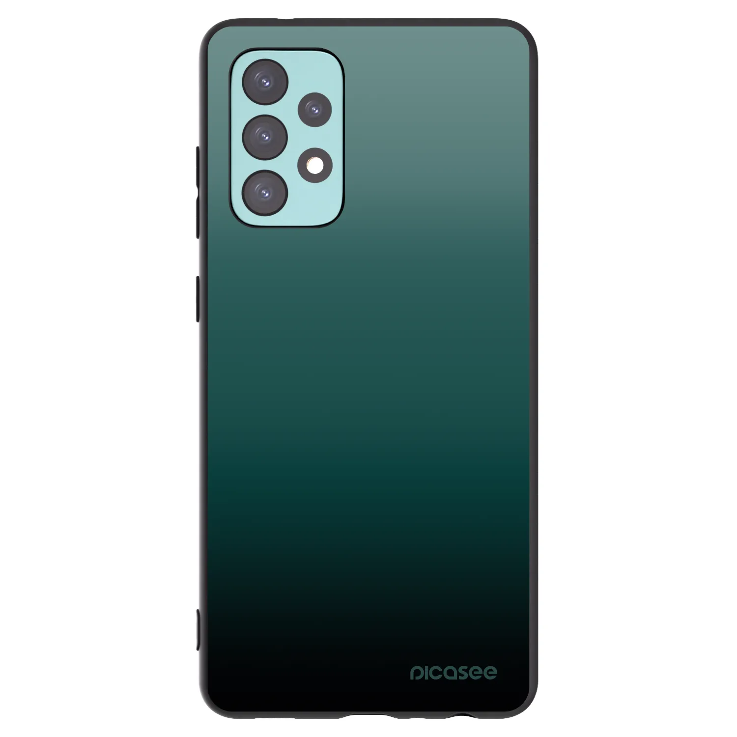 Picasee silikonový černý obal pro Samsung Galaxy A72 A725F - Verdant Fade
