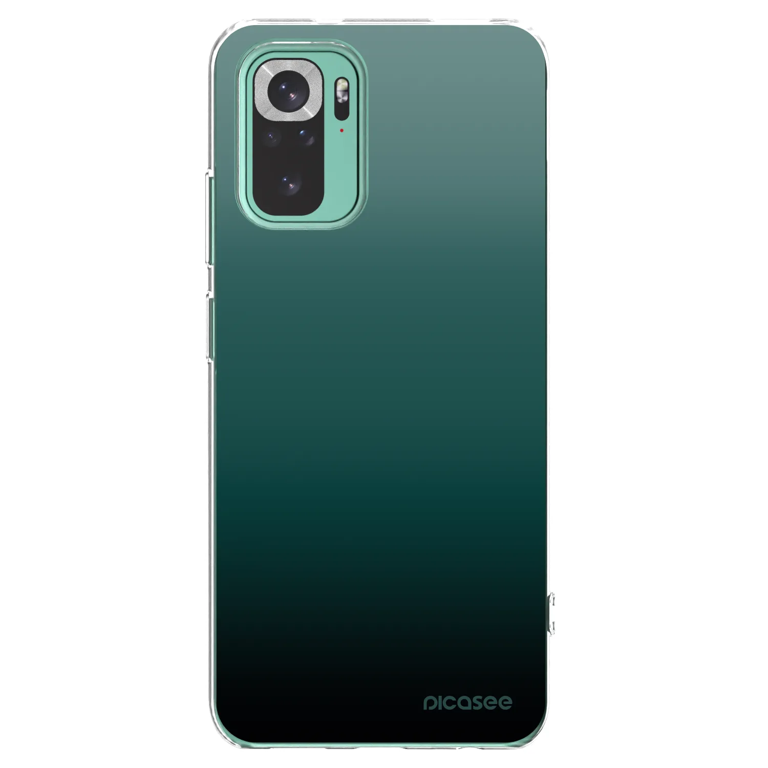 Picasee silikonový průhledný obal pro Xiaomi Redmi Note 10 Pro - Verdant Fade