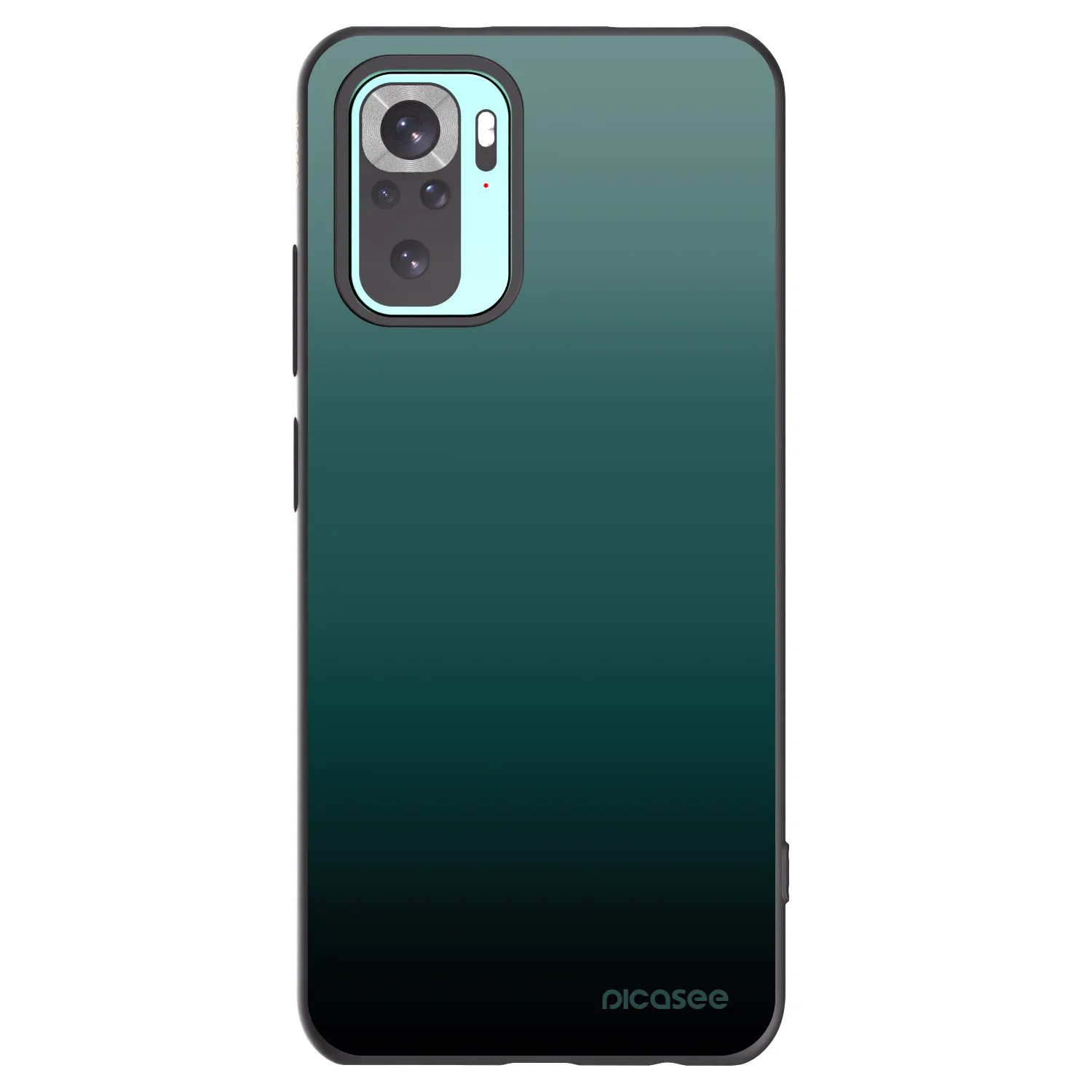 Picasee silikonový černý obal pro Xiaomi Redmi Note 10 Pro - Verdant Fade