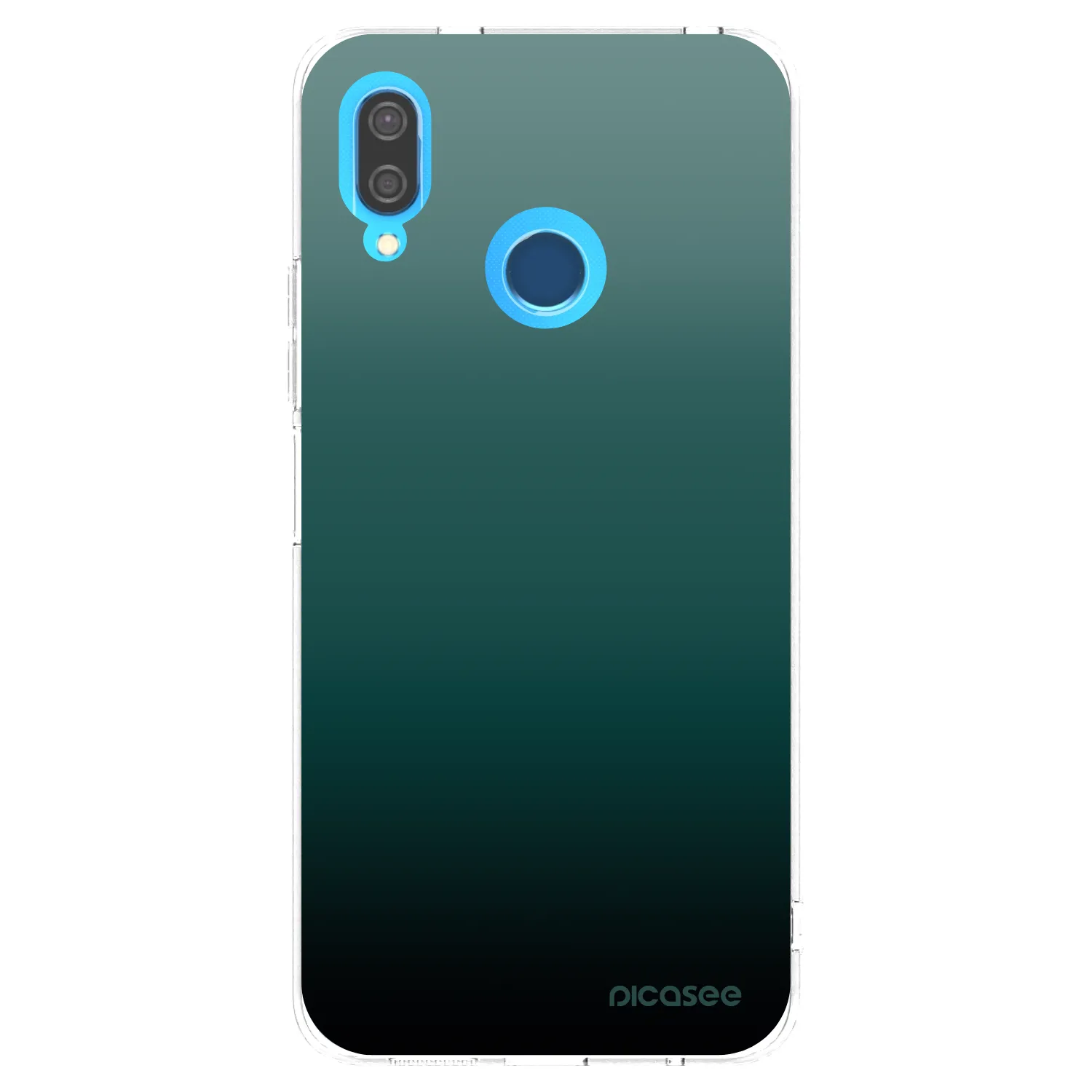 Picasee silikonový průhledný obal pro Huawei P20 Lite - Verdant Fade