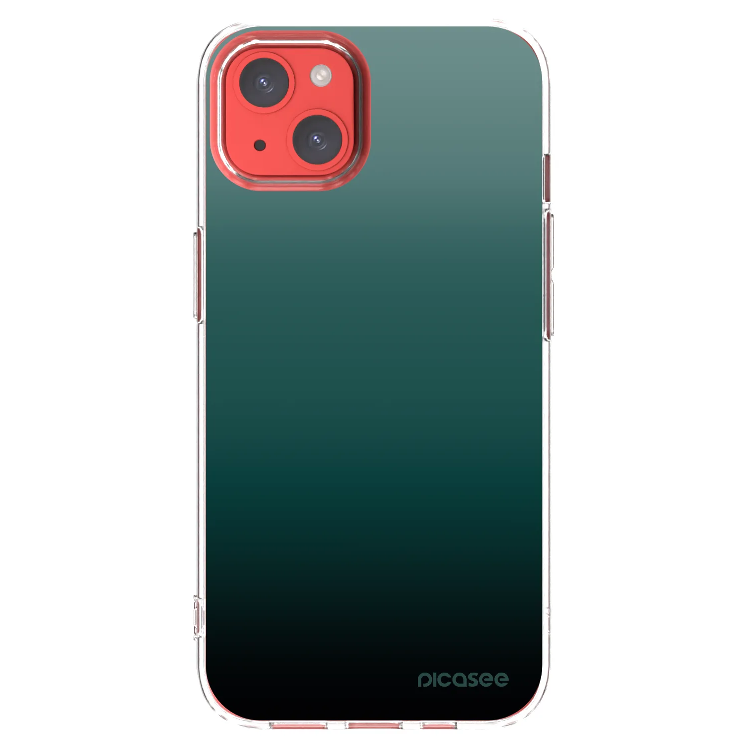 Picasee silikonový průhledný obal pro Apple iPhone 13 - Verdant Fade
