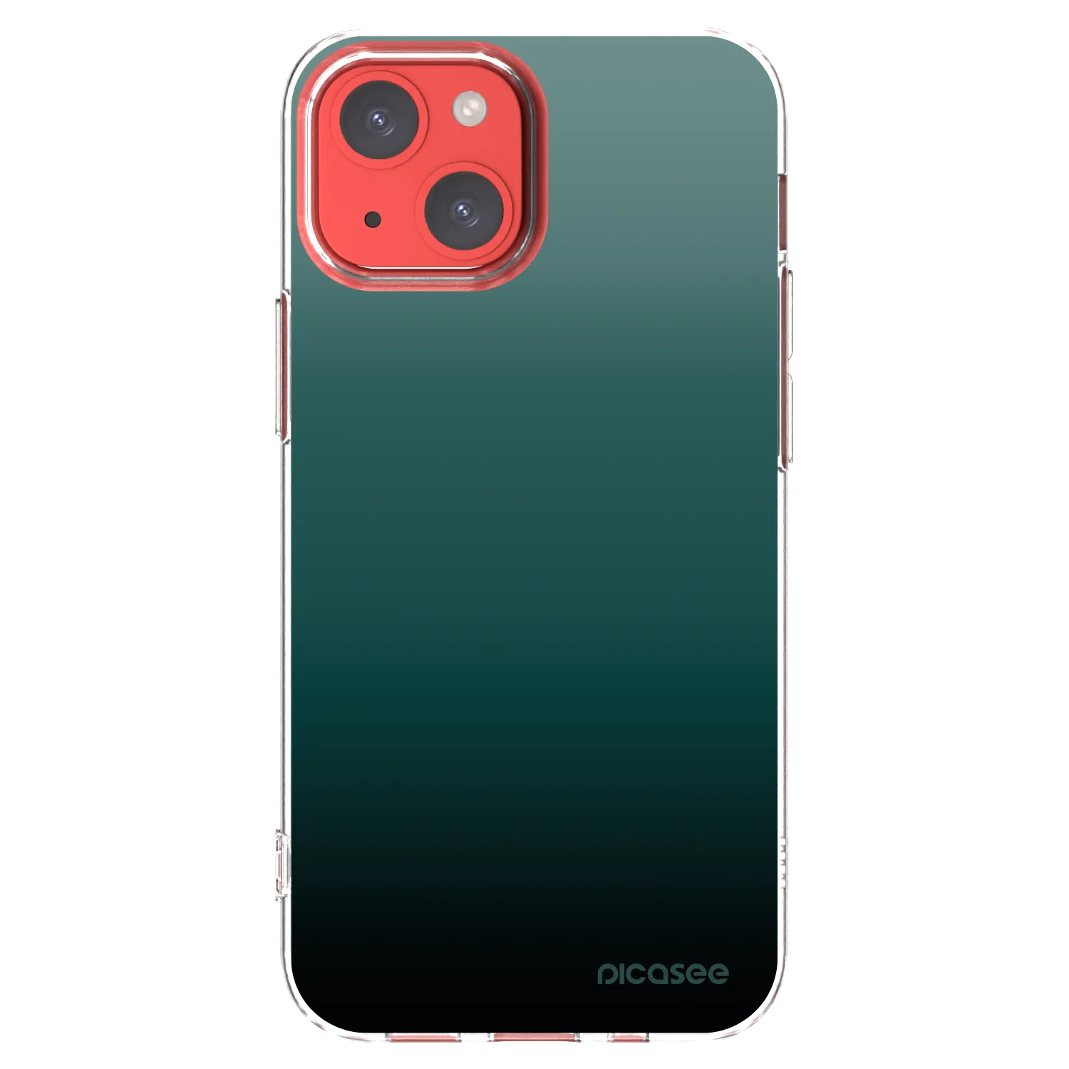 Picasee silikonový průhledný obal pro Apple iPhone 13 mini - Verdant Fade