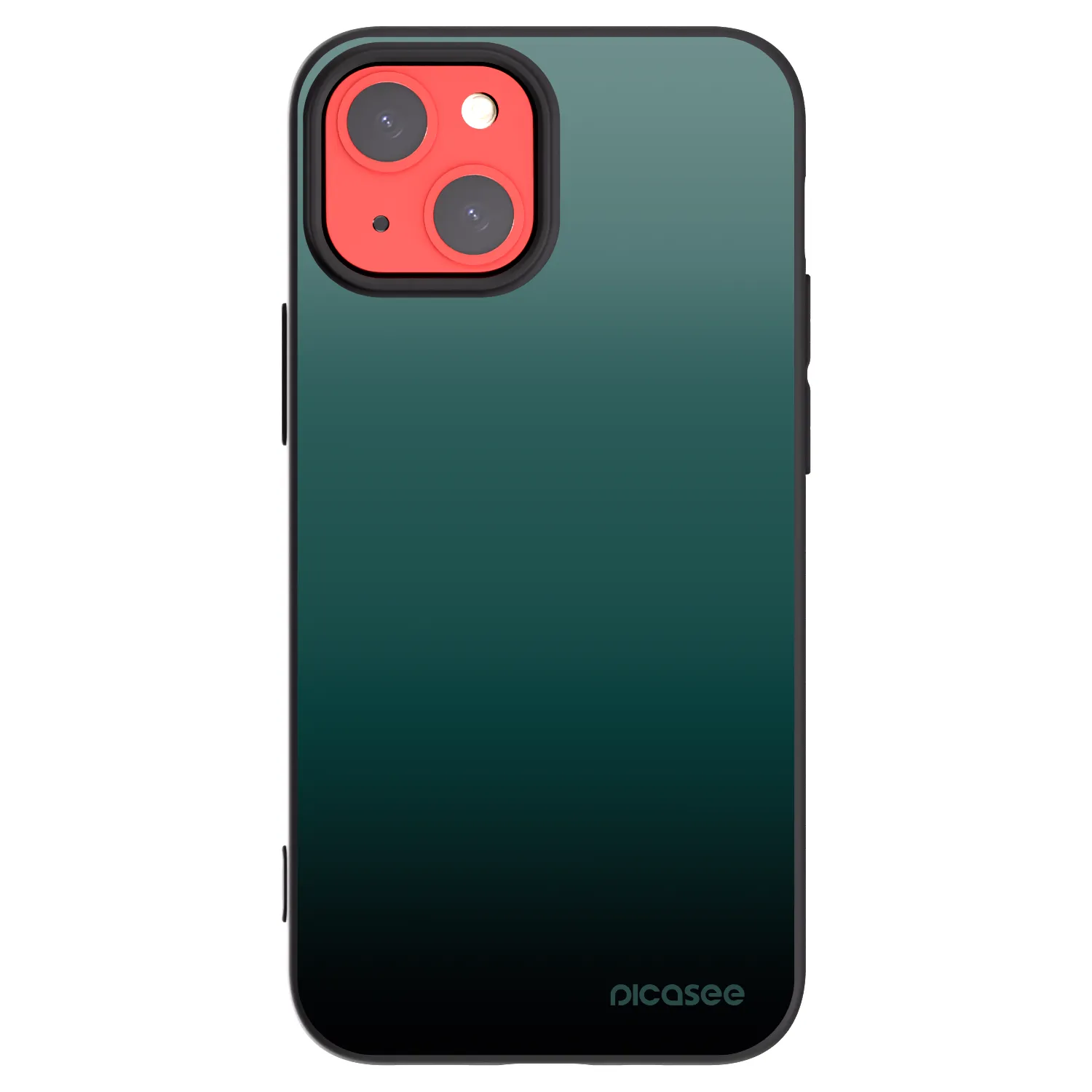Picasee silikonový černý obal pro Apple iPhone 13 mini - Verdant Fade