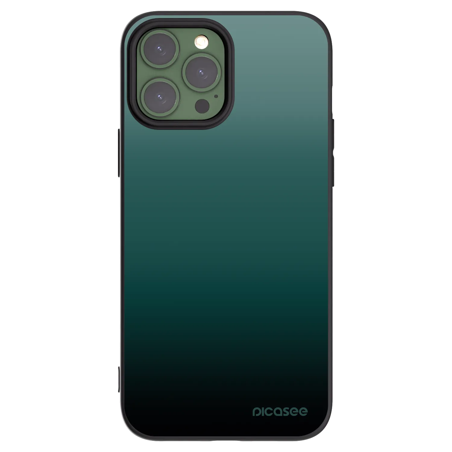 Picasee silikonový černý obal pro Apple iPhone 13 Pro Max - Verdant Fade