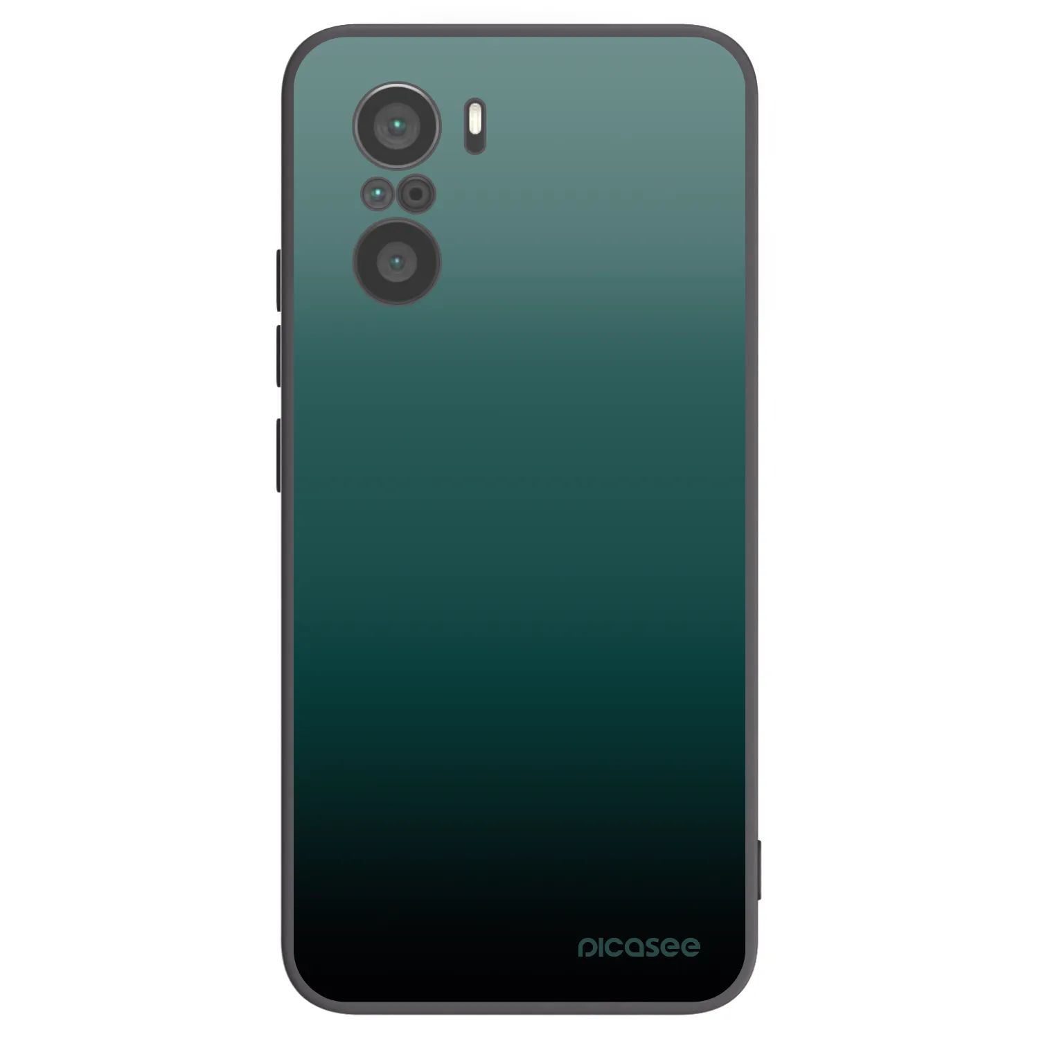 Picasee silikonový černý obal pro Xiaomi Poco F3 - Verdant Fade