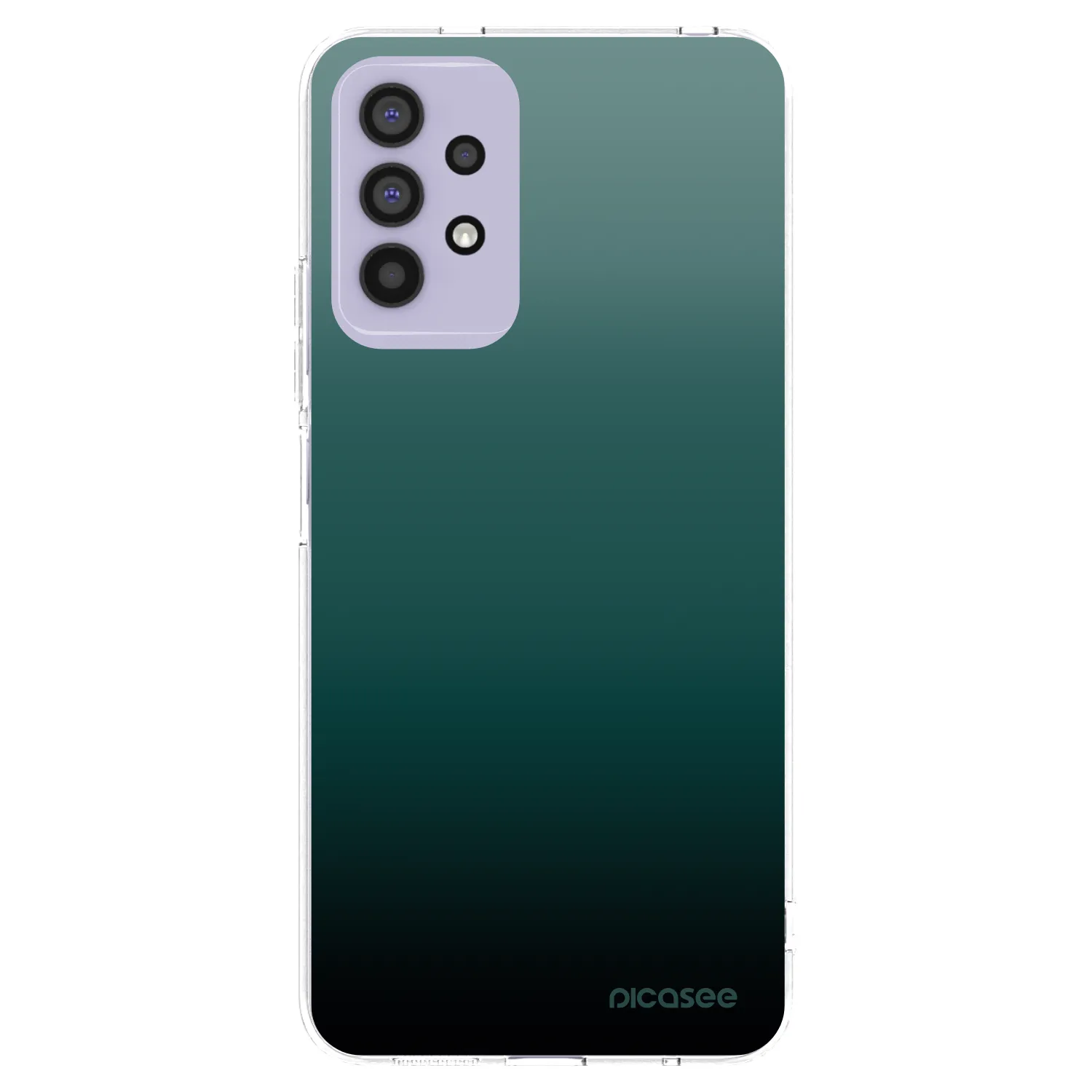 Picasee silikonový průhledný obal pro Samsung Galaxy A32 4G SM-A325F - Verdant Fade