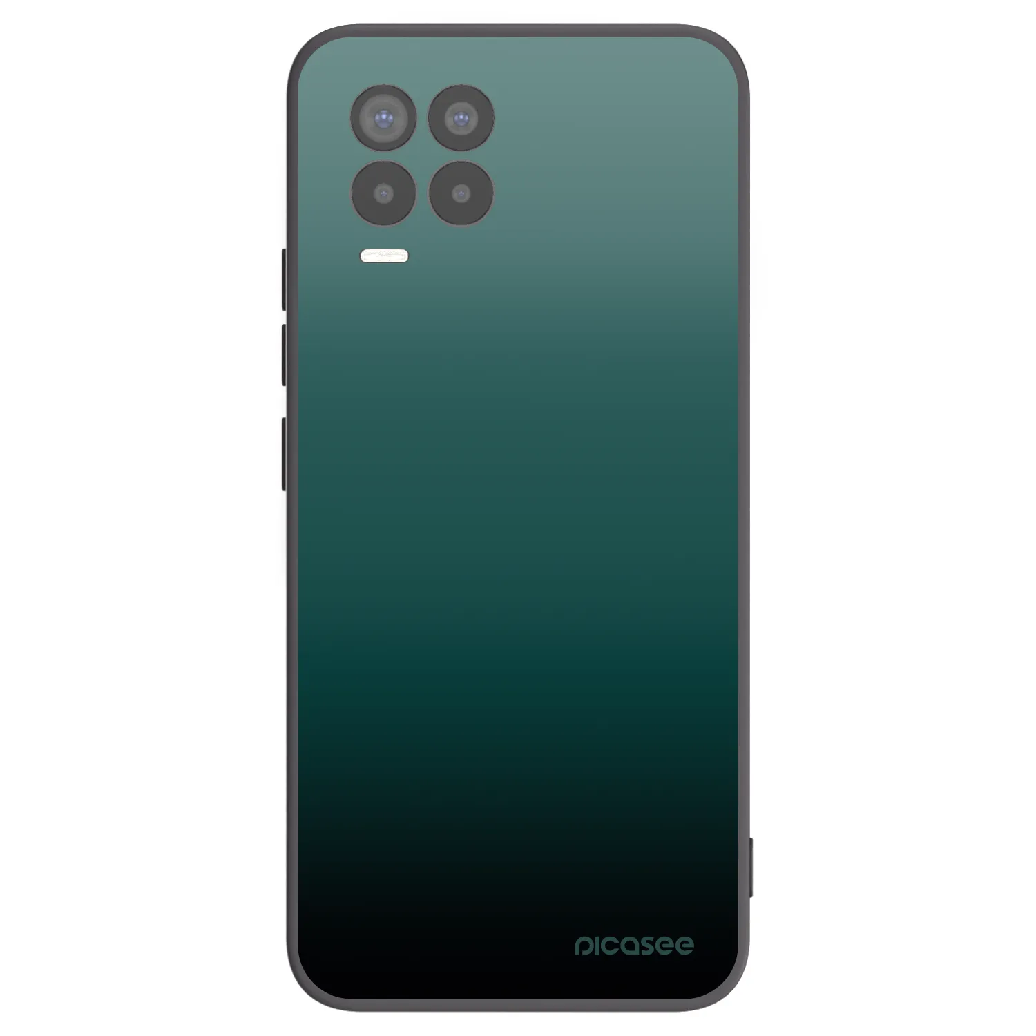 Picasee silikonový černý obal pro Realme 8 Pro - Verdant Fade