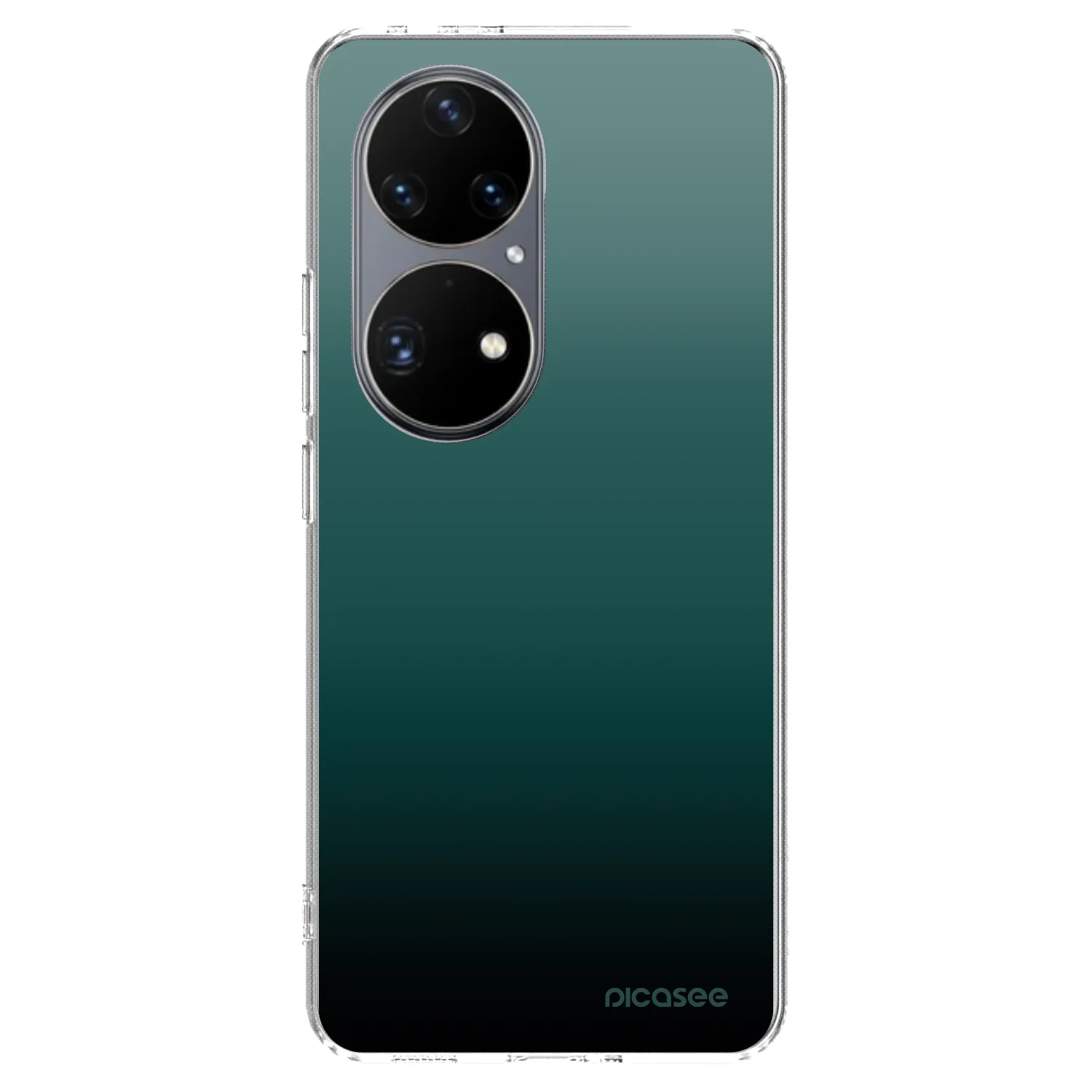 Picasee silikonový průhledný obal pro Huawei P50 - Verdant Fade