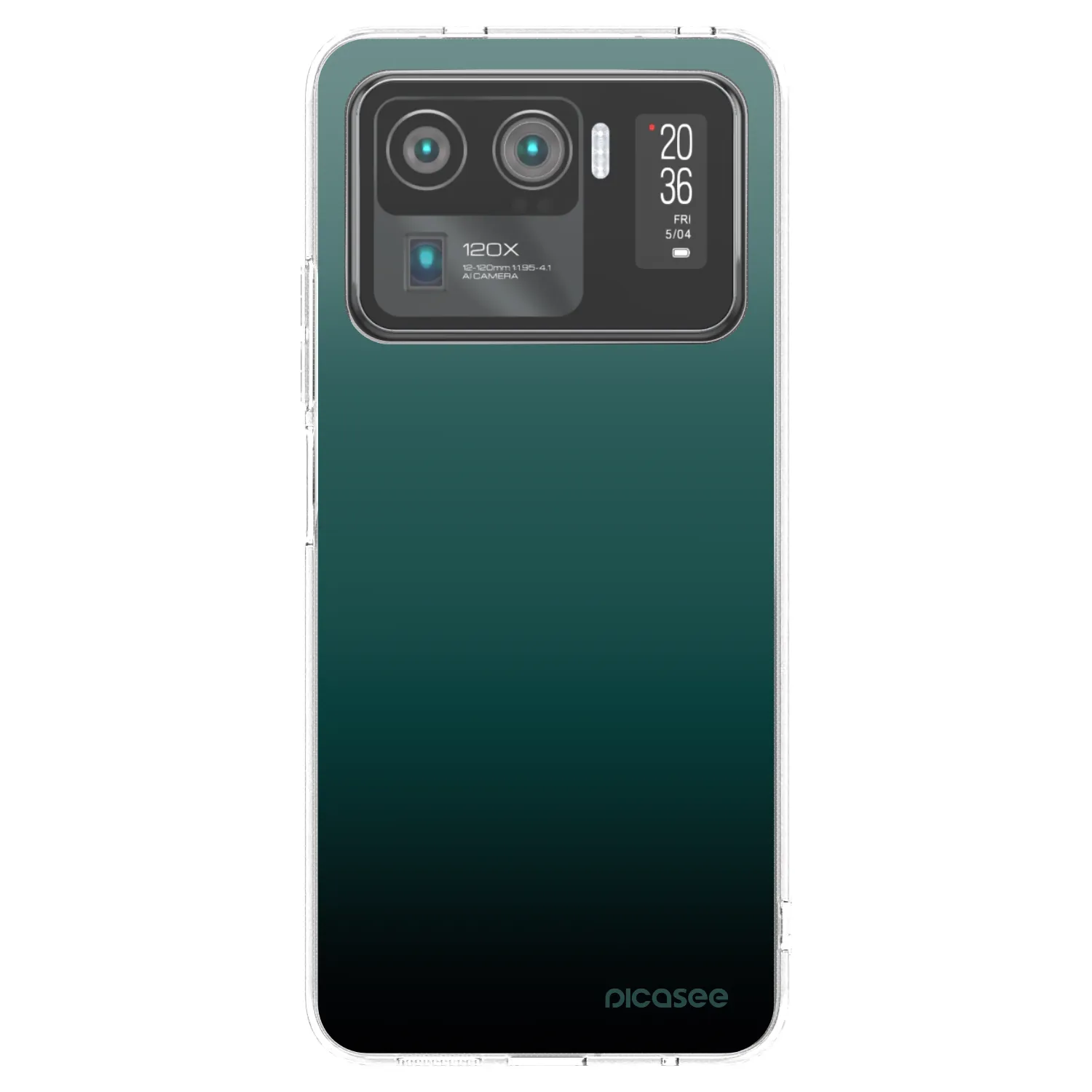 Picasee silikonový průhledný obal pro Xiaomi Mi 11 Ultra - Verdant Fade
