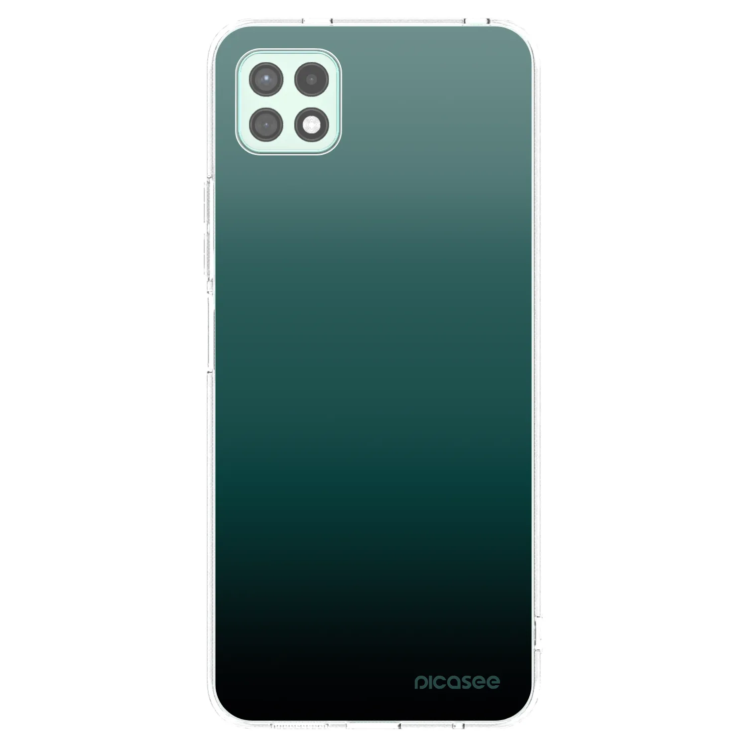 Picasee silikonový průhledný obal pro Samsung Galaxy A22 A226B 5G - Verdant Fade