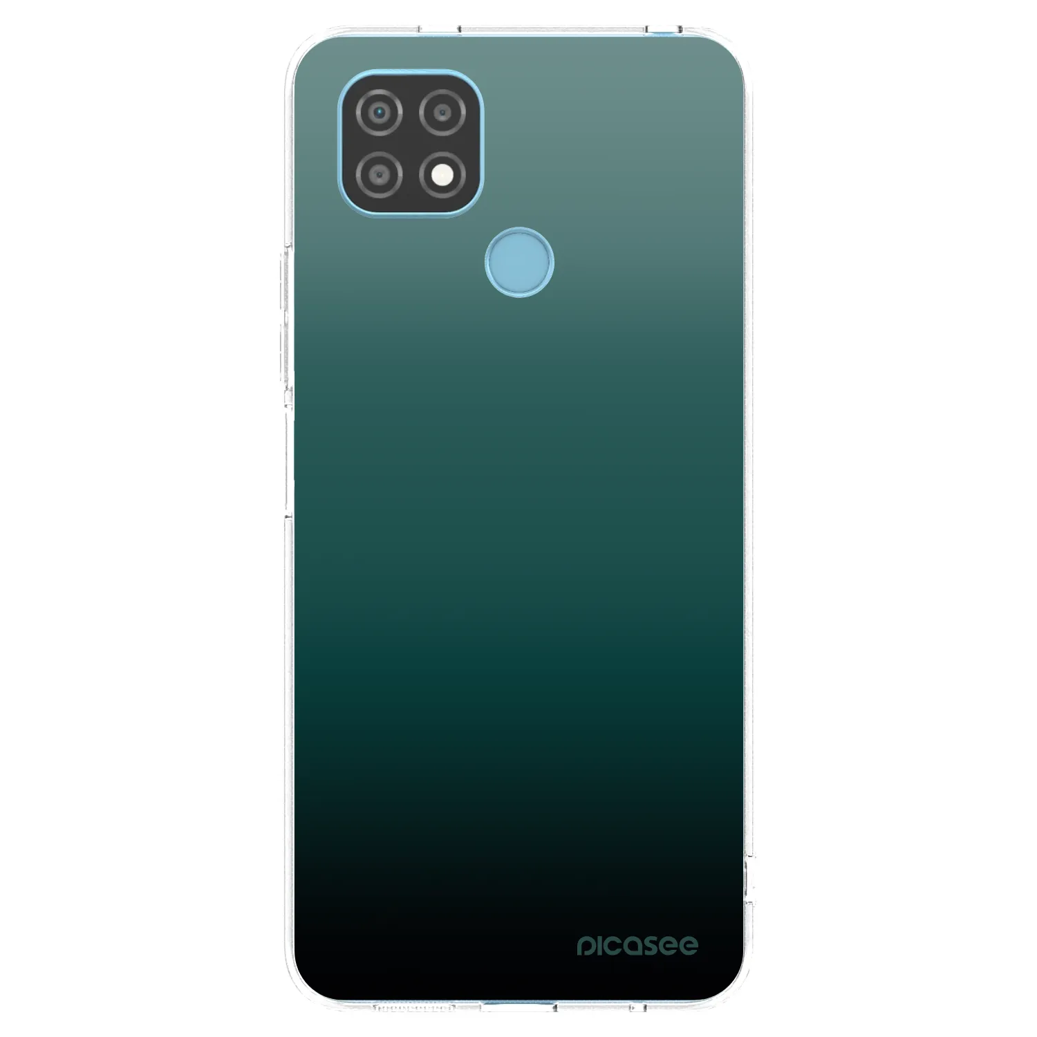 Picasee silikonový průhledný obal pro Realme C21 - Verdant Fade