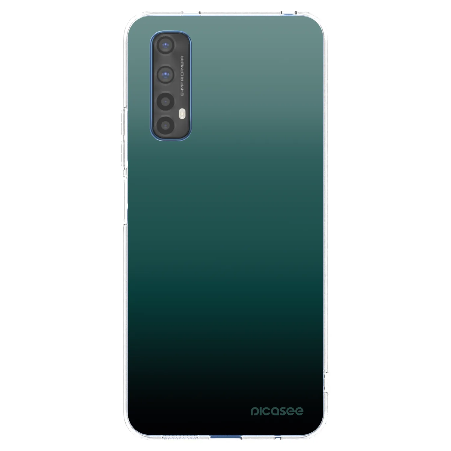 Picasee silikonový průhledný obal pro Realme 7 - Verdant Fade