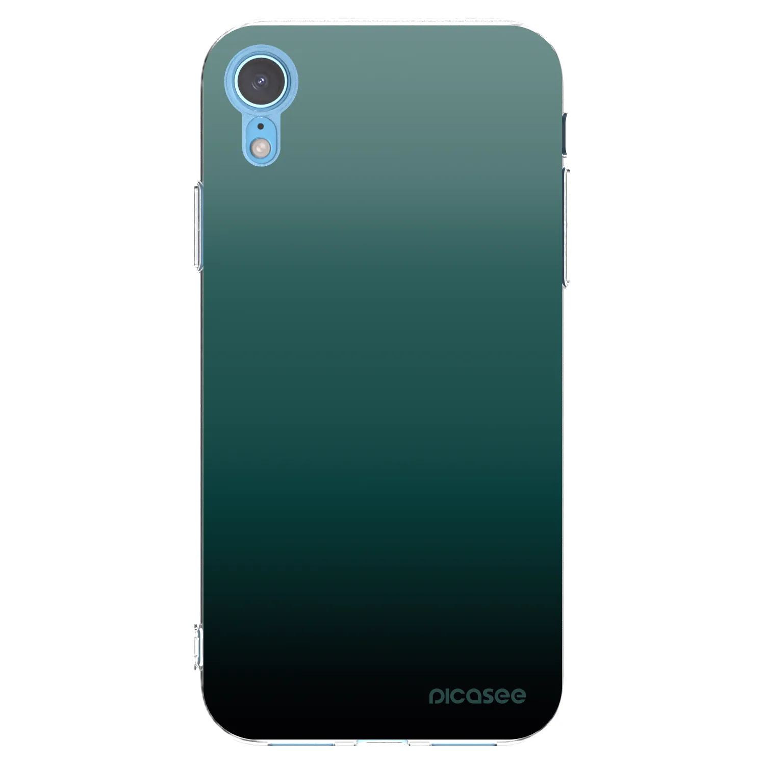 Picasee silikonový průhledný obal pro Apple iPhone XR - Verdant Fade