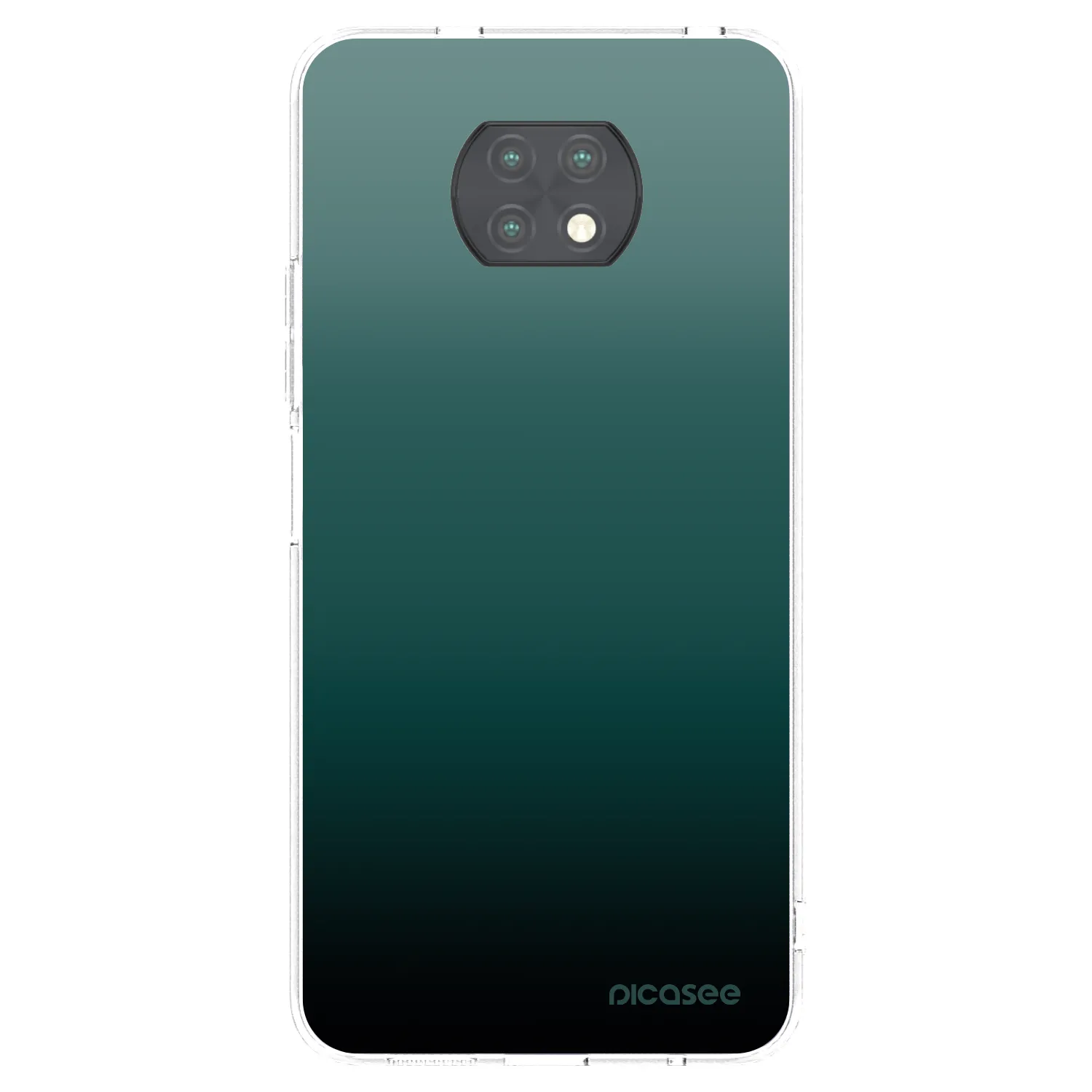 Picasee silikonový průhledný obal pro Xiaomi Redmi Note 9T - Verdant Fade