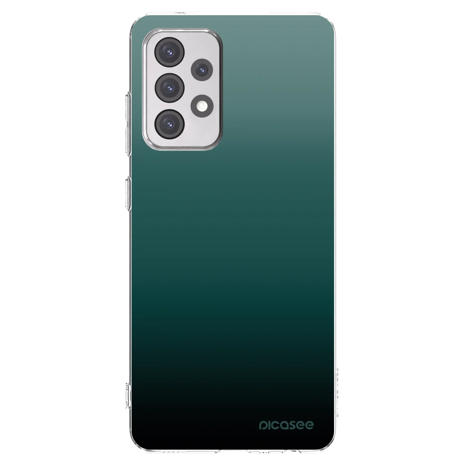 Picasee silikonový průhledný obal pro Samsung Galaxy A52s 5G A528B - Verdant Fade