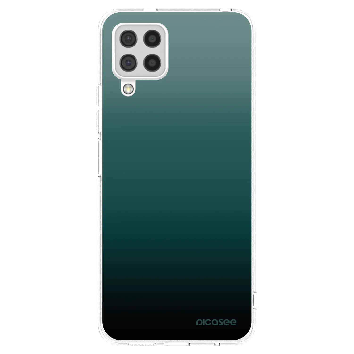 Picasee silikonový průhledný obal pro Samsung Galaxy A22 A225F 4G - Verdant Fade