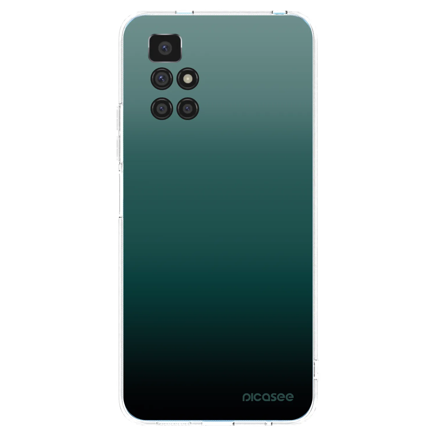 Picasee silikonový průhledný obal pro Xiaomi Redmi 10 - Verdant Fade