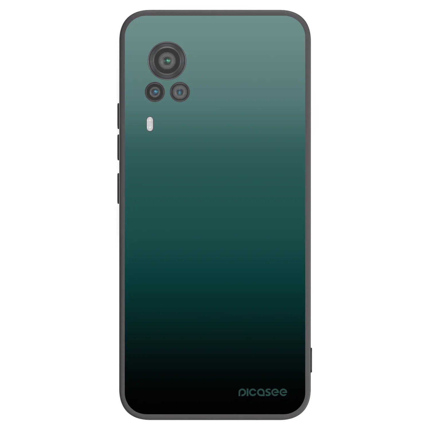 Picasee silikonový černý obal pro Vivo X60 Pro 5G - Verdant Fade