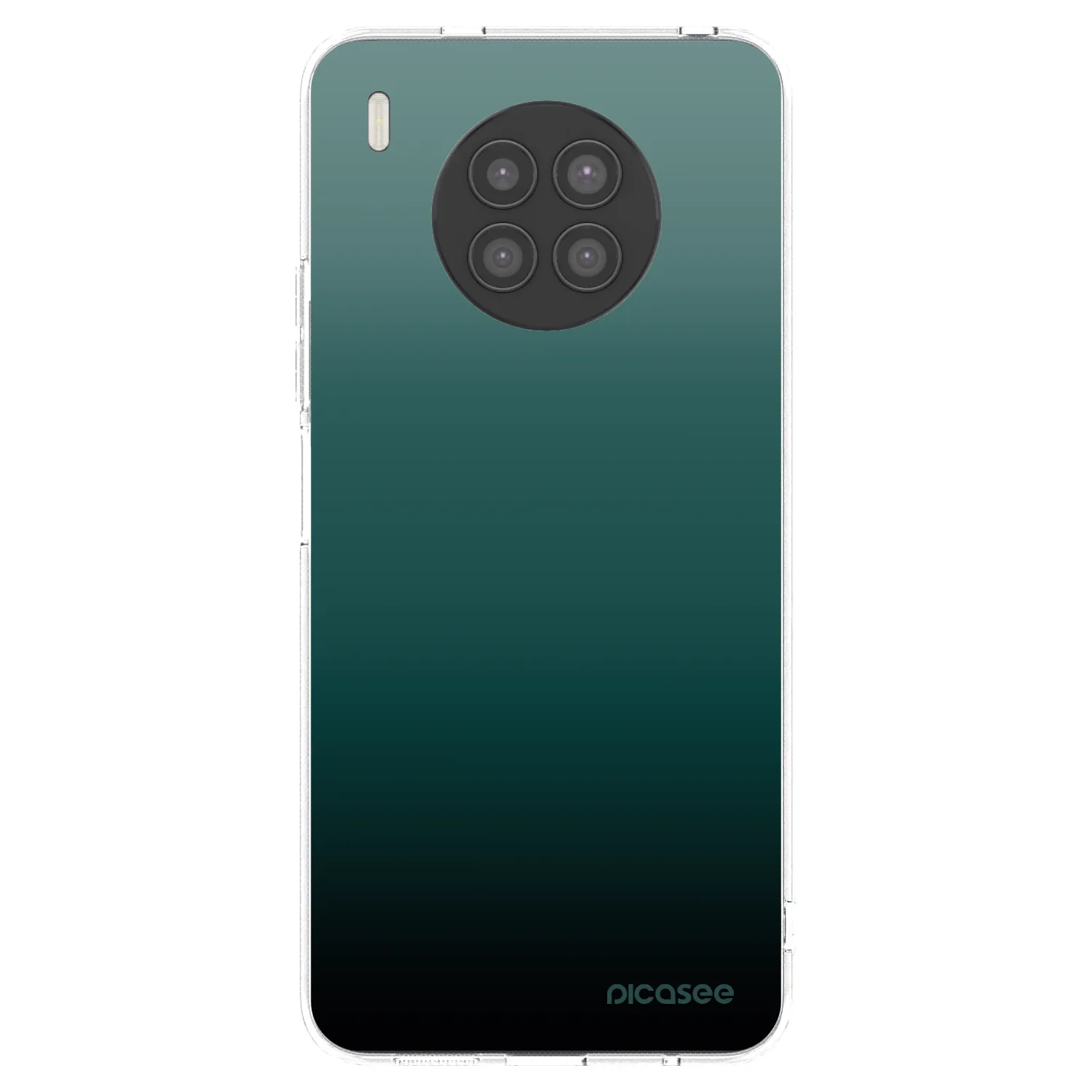 Picasee silikonový průhledný obal pro Huawei Nova 8i - Verdant Fade