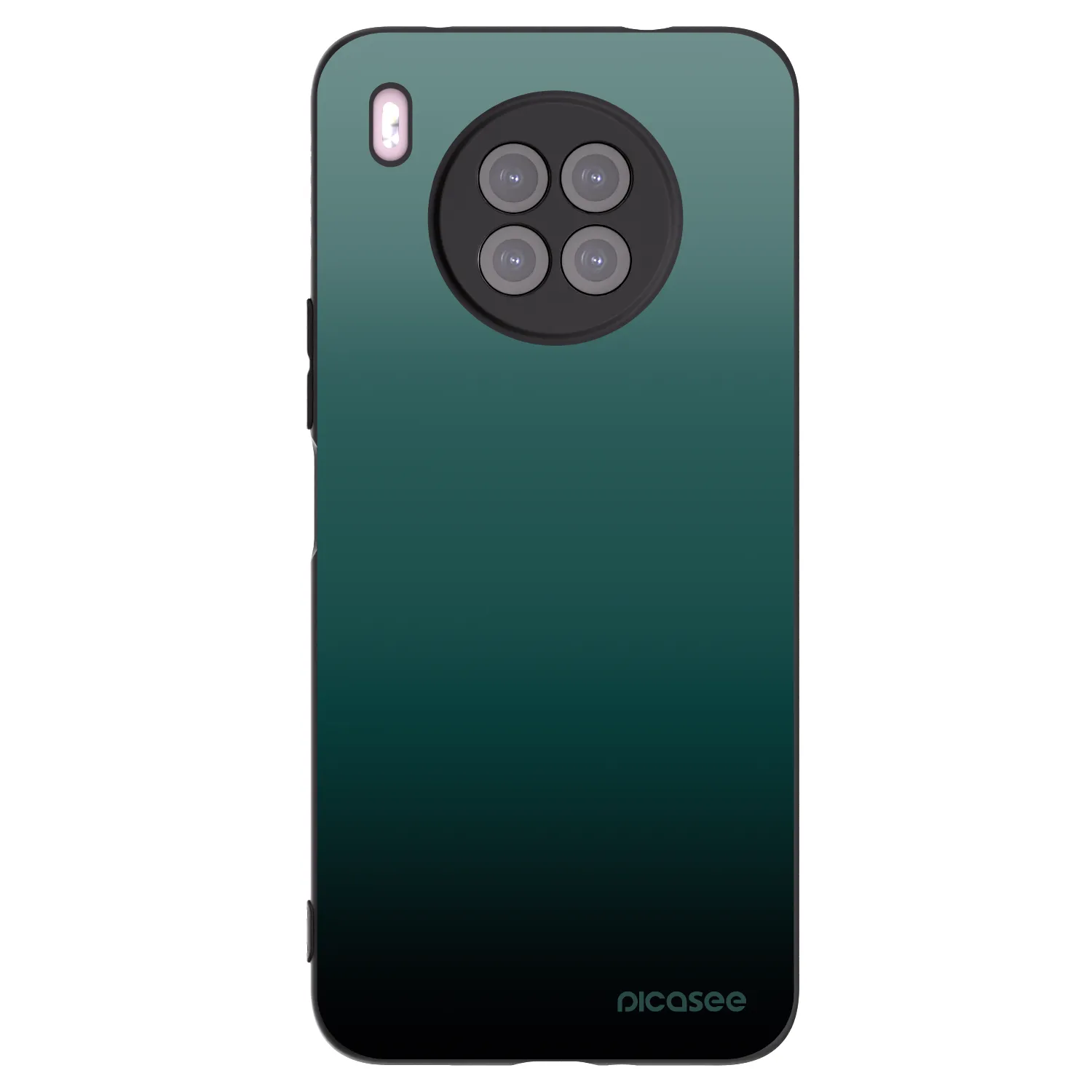 Picasee silikonový černý obal pro Huawei Nova 8i - Verdant Fade