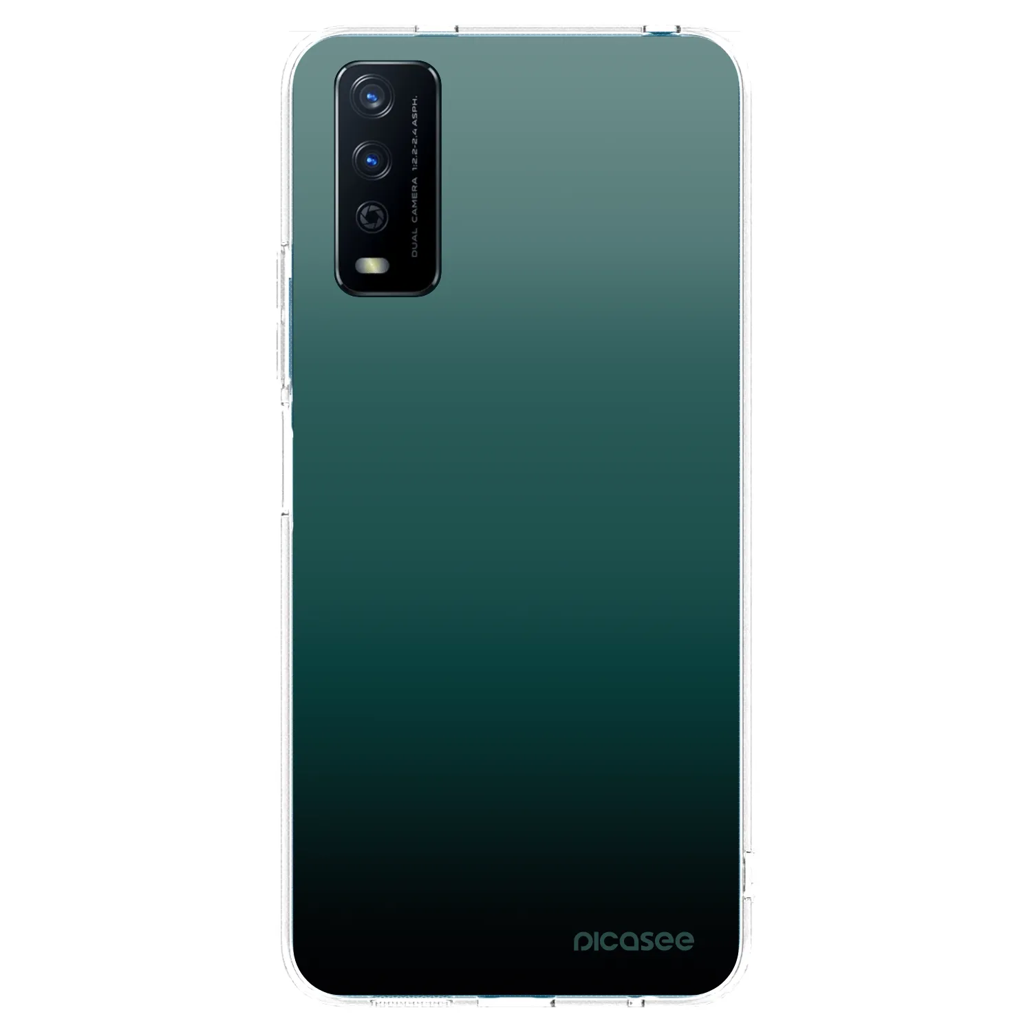 Picasee silikonový průhledný obal pro Vivo Y11s - Verdant Fade