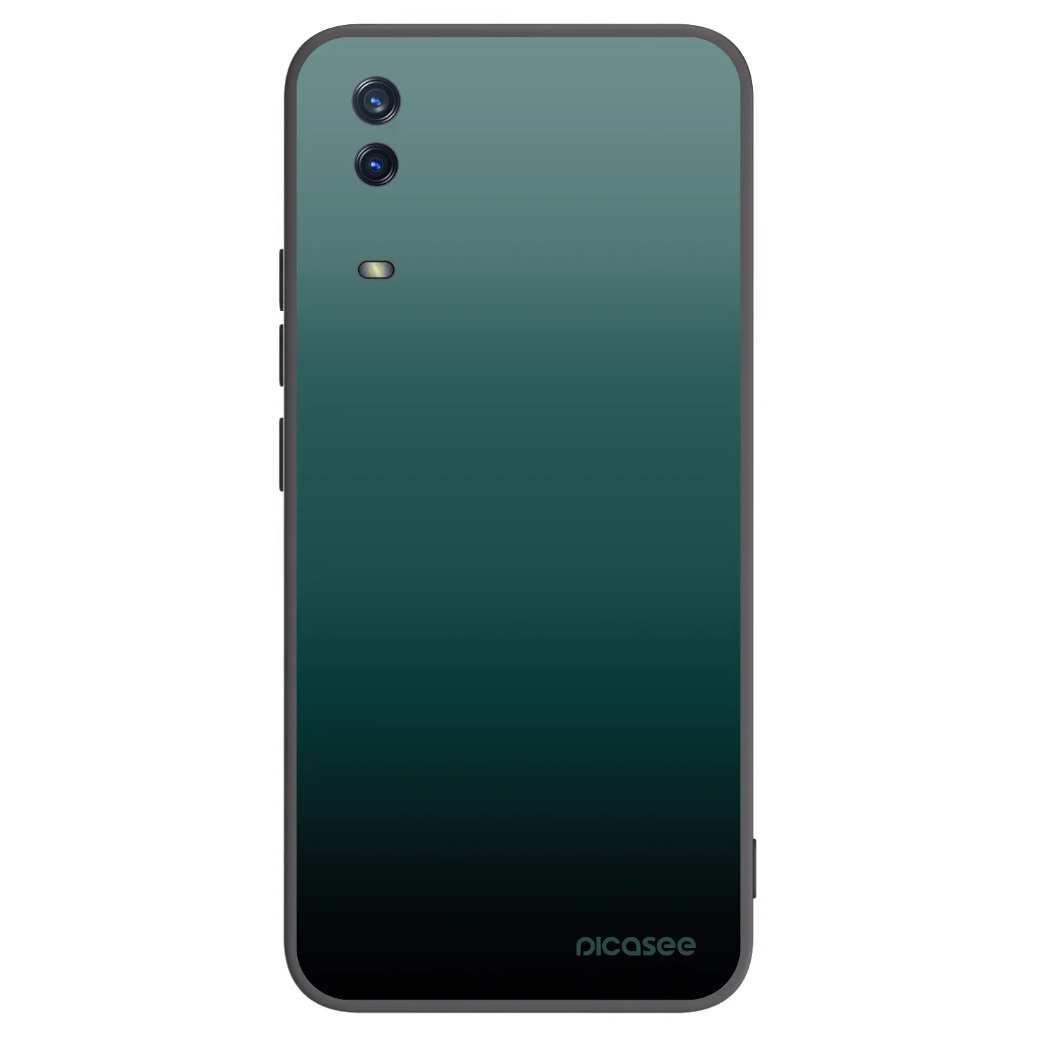 Picasee silikonový černý obal pro Vivo Y11s - Verdant Fade