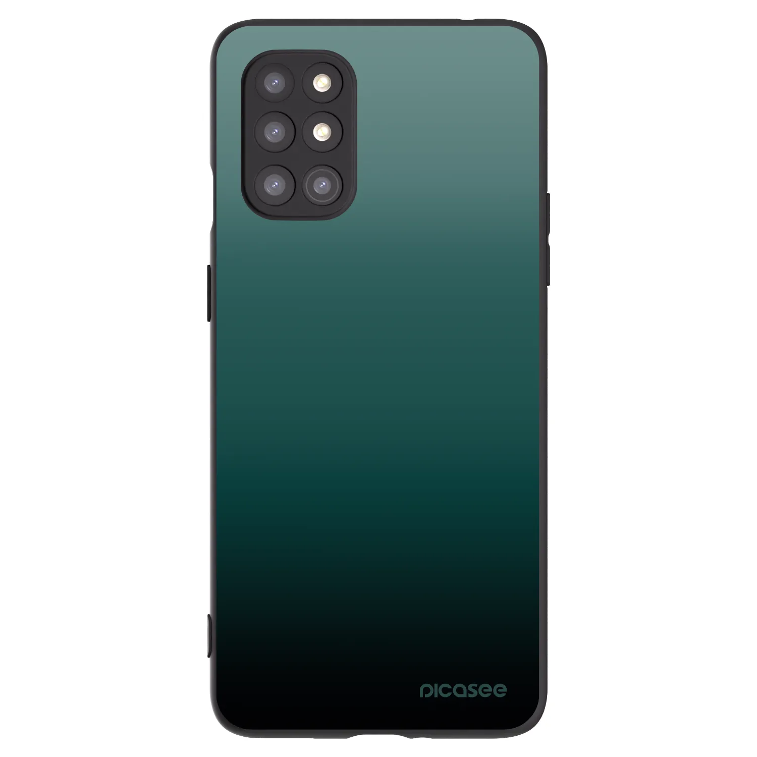 Picasee silikonový černý obal pro OnePlus 8T - Verdant Fade