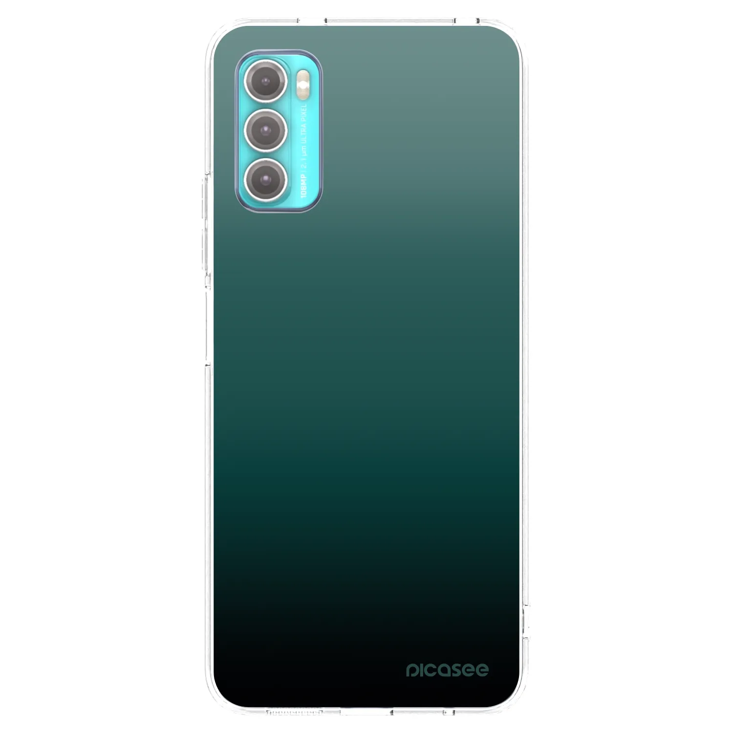 Picasee silikonový průhledný obal pro Motorola Moto G60 - Verdant Fade
