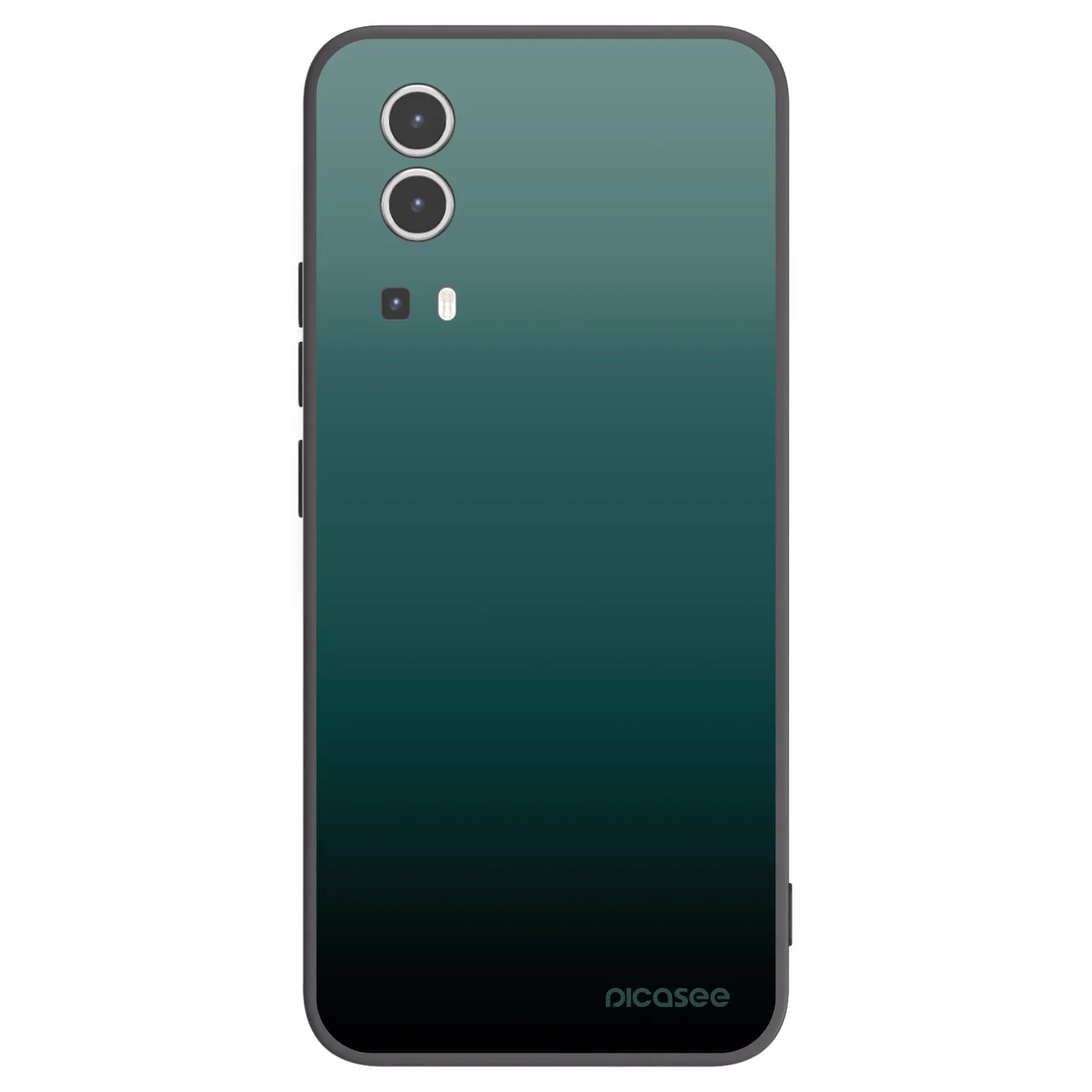 Picasee silikonový černý obal pro Vivo Y72 5G - Verdant Fade