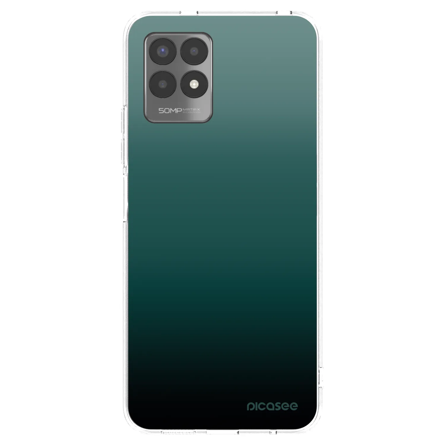 Picasee silikonový průhledný obal pro Realme 8i - Verdant Fade