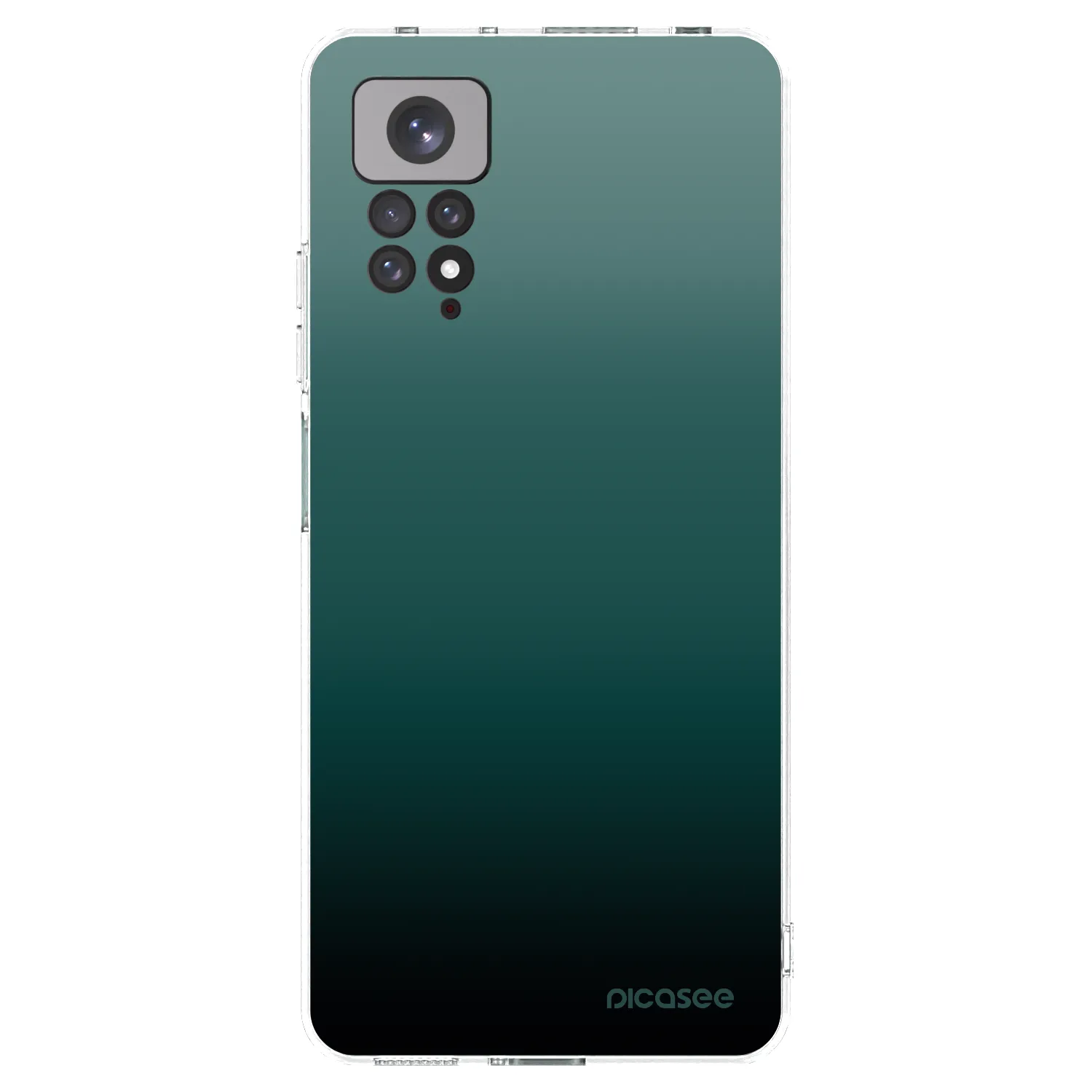 Picasee silikonový průhledný obal pro Xiaomi Redmi Note 11 - Verdant Fade