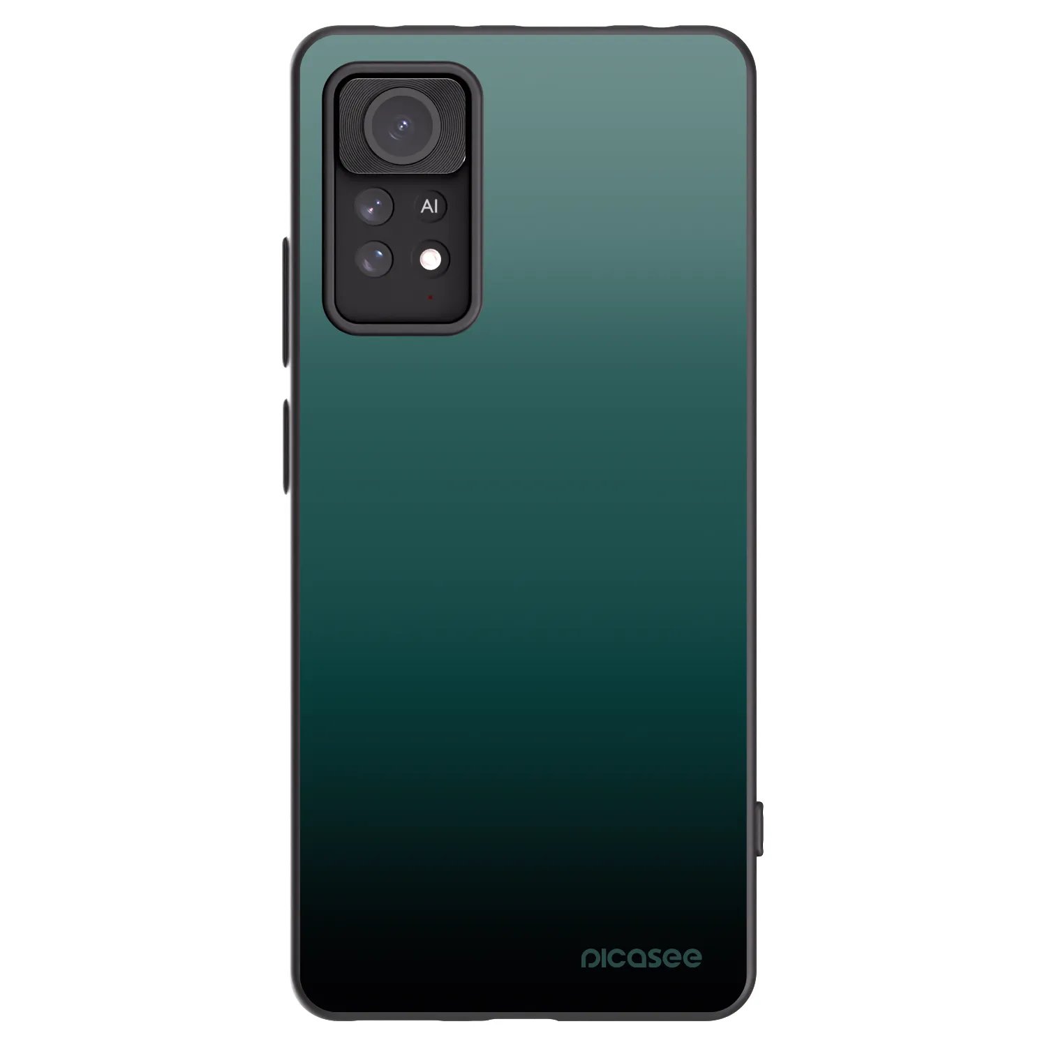 Picasee silikonový černý obal pro Xiaomi Redmi Note 11 Pro 5G - Verdant Fade