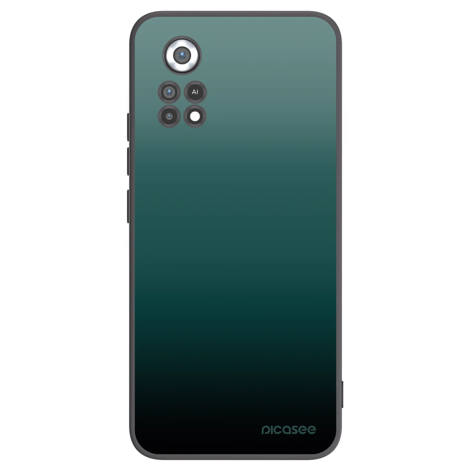 Picasee silikonový černý obal pro Xiaomi Poco X4 Pro 5G - Verdant Fade
