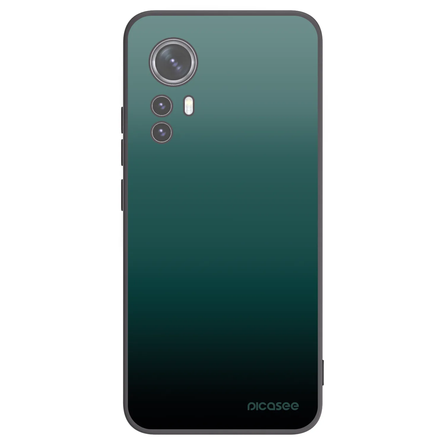 Picasee silikonový černý obal pro Xiaomi 12 - Verdant Fade