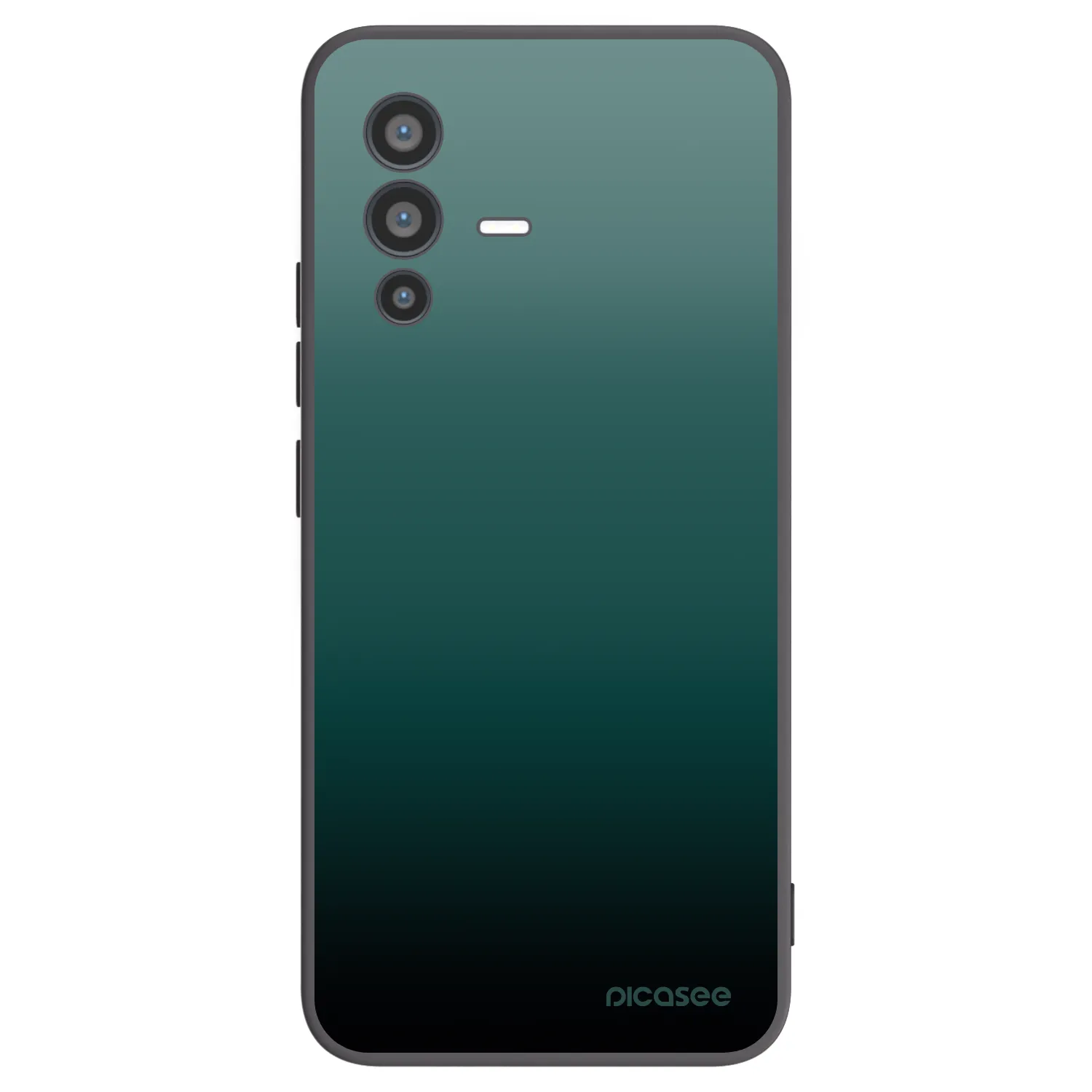 Picasee silikonový černý obal pro Vivo V23 5G - Verdant Fade