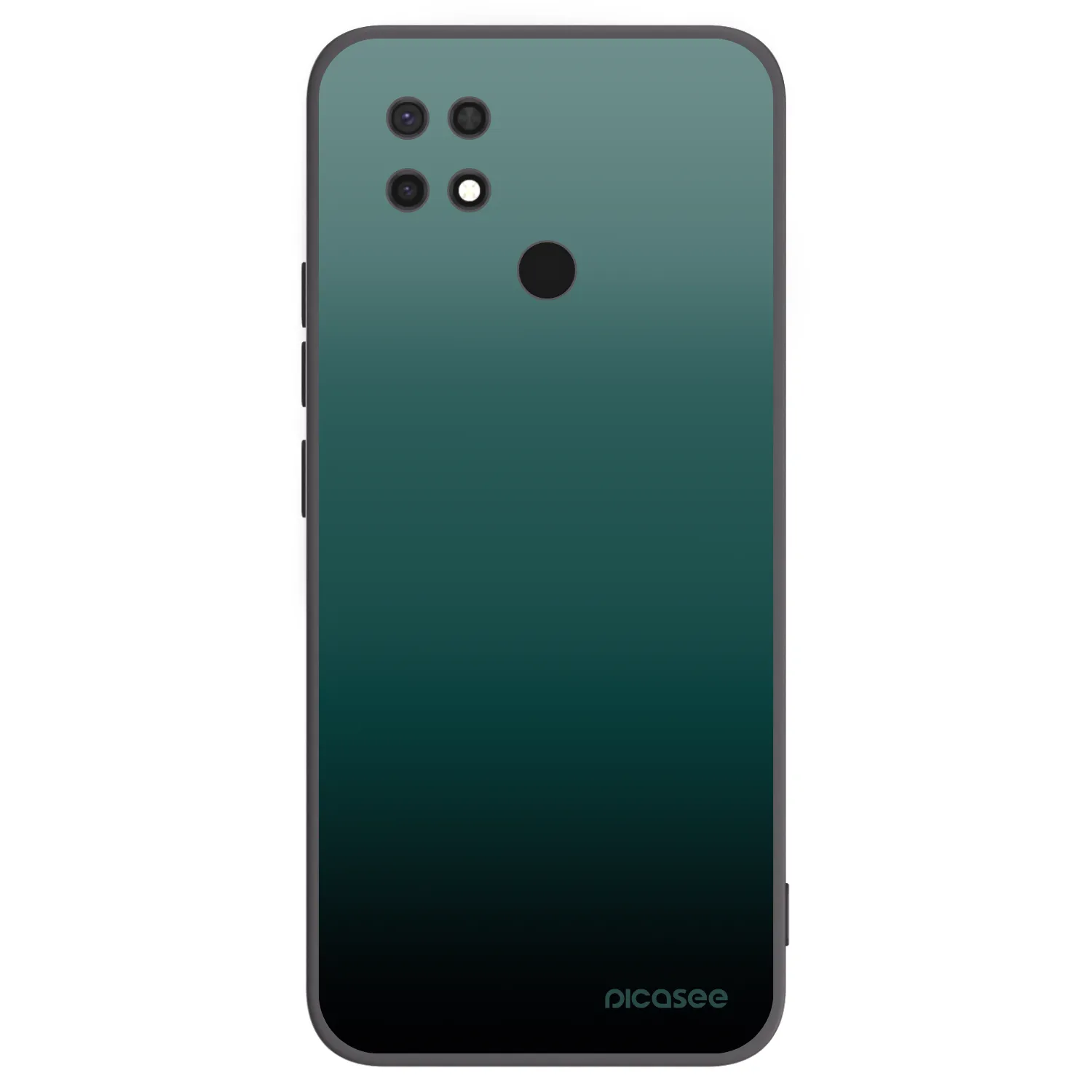 Picasee silikonový černý obal pro Xiaomi Redmi 10C - Verdant Fade